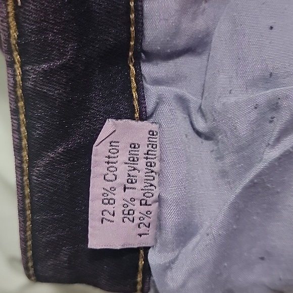 VINTAGE MCRD Michael R Dan Jeans Purple  faded and detailed beaded design size28 - Picture 8 of 11